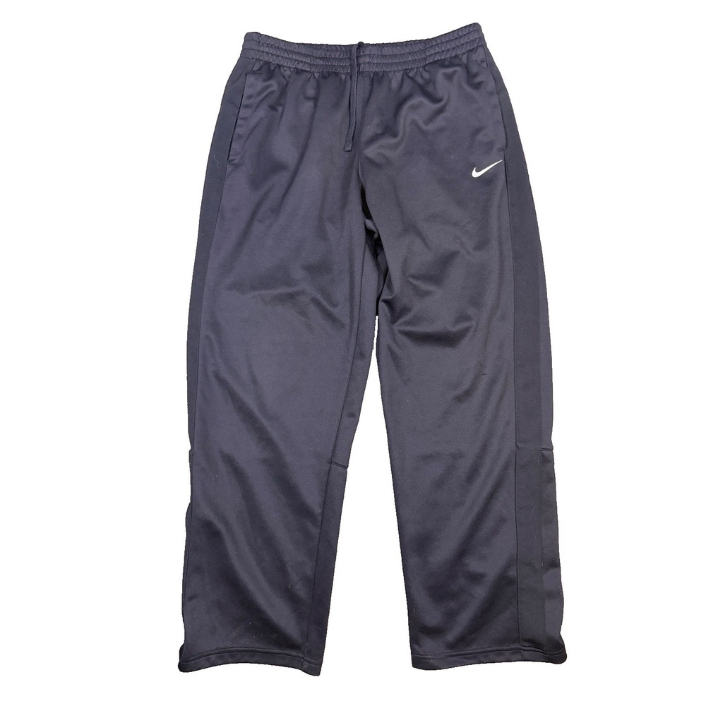 Nike Mens The‎ Athletic Dept. Large Basketball Drill Pants Black Pockets